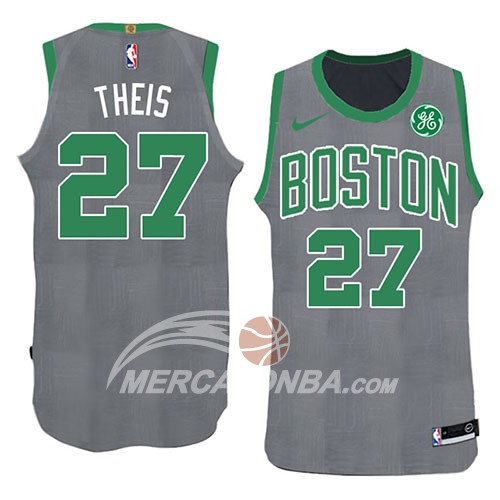 Maglia NBA Boston Celtics Daniel Theis Natale 2018 Verde